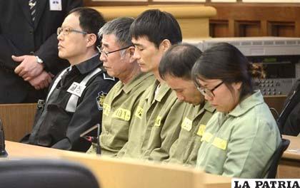 Tripulantes de Sewol escuchan su condena