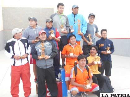 Los campeones en la categoría Primera