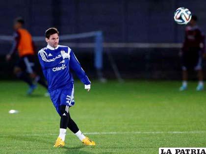 Messi figura indiscutible del equipo argentino