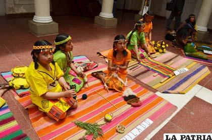 Estudiantes del “Jorge Oblitas” exponen sobre la cultura incaica