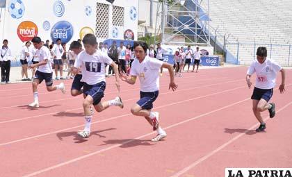 La competencia se desarrolló en la pista del estadio “Bermúdez” 