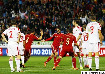 España fue superior a Bielorrusia