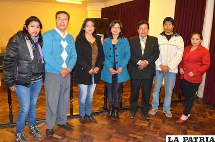 Fundadores de la Sociedad de Antropólogos de Oruro
