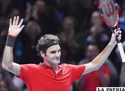 El suizo Roger Federer no pudo jugar la final por lesión
