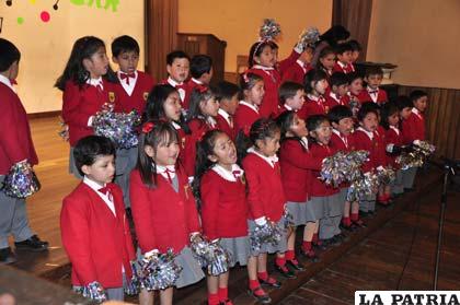 Niños del colegio Alemán demostraron sus dotes artísticas