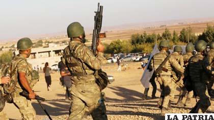 Soldados iraquíes se preparan para operación militar