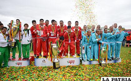 Tarija campeón, Pando subcampeón y tercer lugar para Bolívar de Oruro