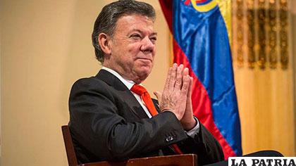 Presidente Santos instó a colombianos a transitar de  la guerra hacia  la paz