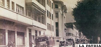 Vista de la calle La Plata en el año 1955