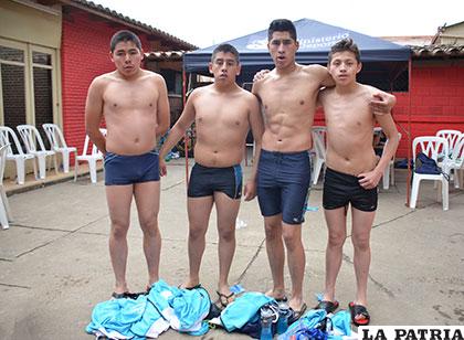 Los nadadores del colegio Alemán que lograron medallas