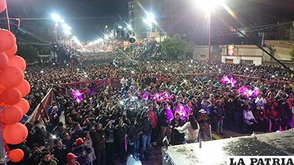 Las botellas fueron decomisadas durante la serenata