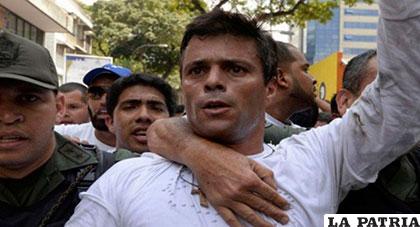 Leopoldo López fue condenado a casi 14 años de prisión /mm.servidornoticias.com