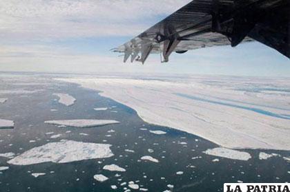 El temor crece por el estado del océano glaciar Antártico