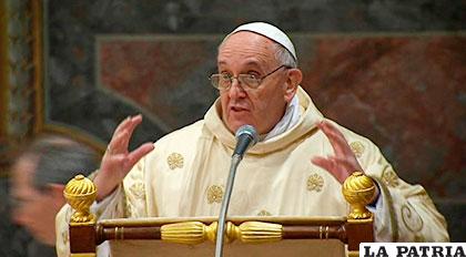 El Papa Francisco pidió  a  líderes de la Iglesia a no corromperse /elnacional.com.do