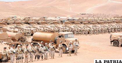Chile realizará ejercicios militares en el desierto de Atacama /eldeber.com.bo