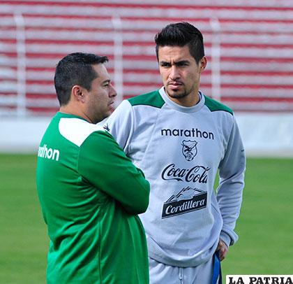 Ramallo dialoga con el médico de la Selección (Pacheco) /APG