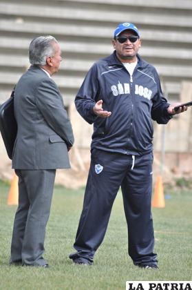 Freddy Cossío, entrenador de San José