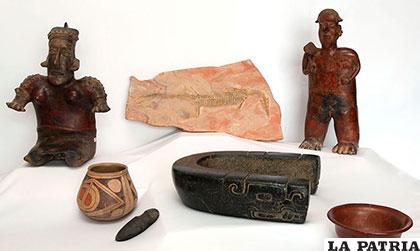 Algunas de las 110 piezas arqueológicas recuperadas /amazonaws.com