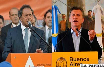 El debate entre Scioli y Macri, los dos candidatos a las elecciones presidenciales, será este domingo /hoycorrientes.com