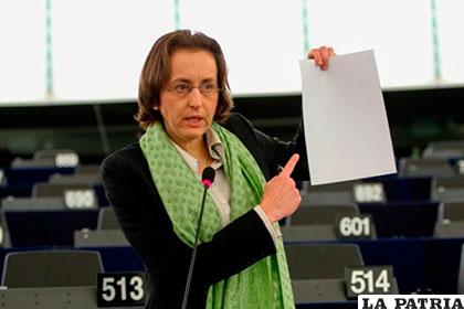 La eurodiputada alemana, Beatrix von Storch /elmostrador.cl