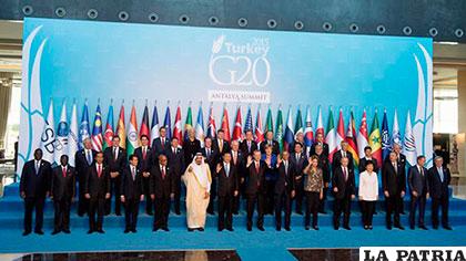 Los presidentes y representantes, de principales países desarrollados en la 
Cumbre G20 /dw.com