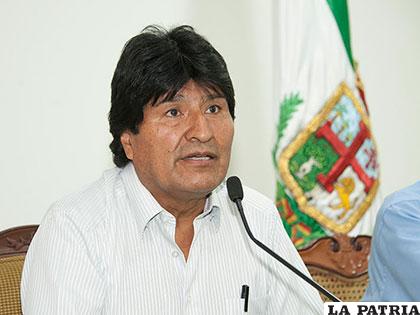 Presidente Evo Morales /abi.bo