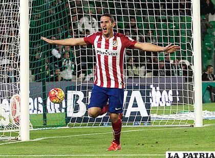 Koke anotó el gol de la victoria de Atlético ante Betis