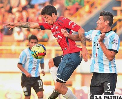 En el cotejo de ida venció Wilstermann 2-0 en Cochabamba el 30/08/2015 /APG