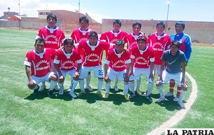 Integrantes del equipo de Unión Pagador 