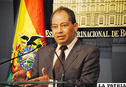 El ministro de Gobierno, Carlos Romero /elchacoinforma.com
