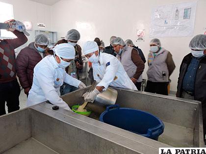 La planta piloto de leche de quinua, ubicada en el municipio de Uyuni /cambio.bo