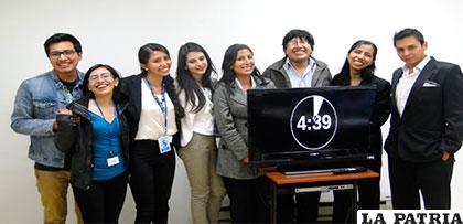 Jóvenes innovadores que fueron seleccionados por el PNUD