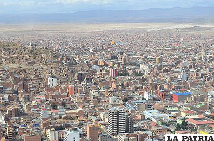 En el municipio de Oruro podrán mejorar fachadas de viviendas, sin trámites ni pagos /Foto archivo