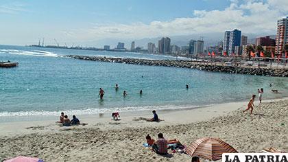 Playa de Antofagasta que es reclamada por Bolivia /antofagastaturistica.blogspot.com