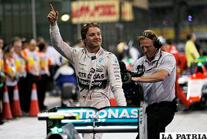 Nico Rosberg fue el ganador de la última prueba de la temporada 2015 