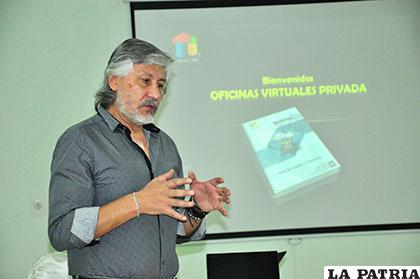 El director de proyectos de TI, Gonzalo Landaeta explica en qué consiste las oficinas virtuales