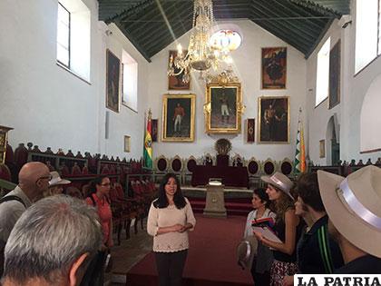 Los visitantes conocieron la Casa de la Libertad de Sucre /Vicemin.Turismo