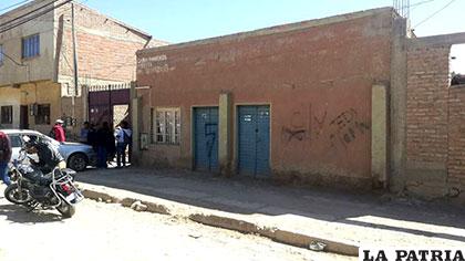 El lugar donde la Policía encontró al muchacho