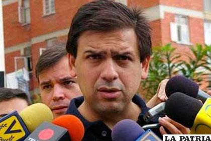 Carlos Ocariz, alcalde del municipio venezolano de Sucre
