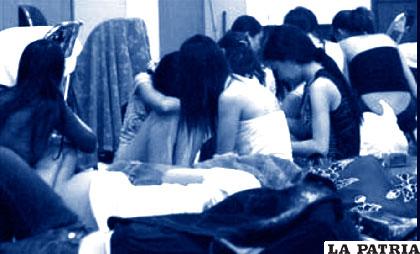 Tráfico de mujeres adultas y menores de edad para explotarlas sexualmente