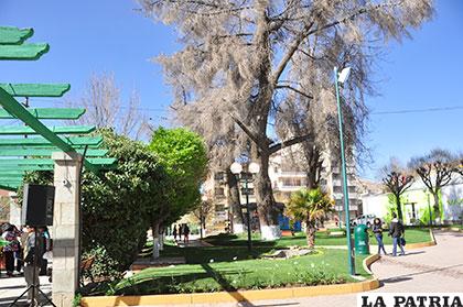 El Parque de la Unión Nacional es uno de los pocos espacios verdes de la ciudad