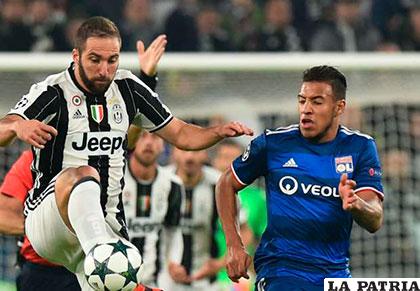 Juventus empató 1-1 con el Olympique