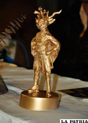 Estatuilla del Festival Internacional de Cine Diablo de Oro Oruro