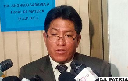 El fiscal anticorrupción de La Paz, Ángelo Saravia /ANF