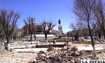 Entrega de renovación de la plaza Sebastián Pagador será el 10 de febrero del próximo año