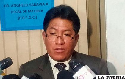 El fiscal anticorrupción, Ánghelo Saravia /ANF ARCHIVO