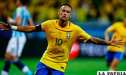 Neymar anotó el segundo de su selección