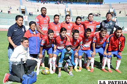 El cuadro de Deportivo Sabaya, dirigido por Rubén Martínez