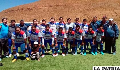 Fronterizo, equipo que se consagró campeón del torneo provincial de fútbol