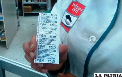 La pastilla potabilizadora de industria argentina es la que se vende en las farmacias /ANF